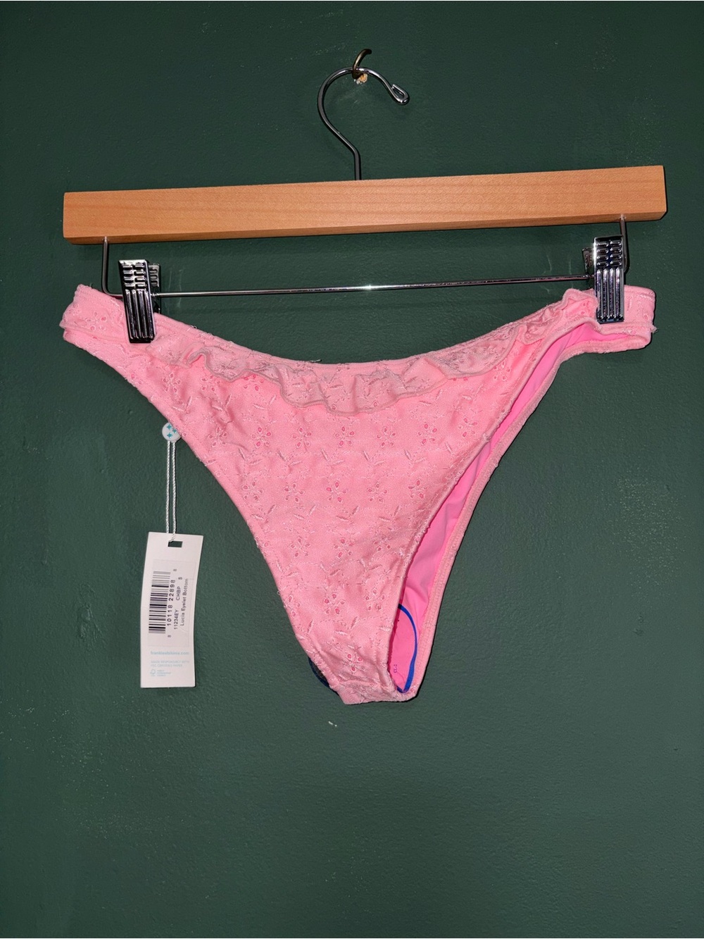 NWT Frankie’s Bikinis Lucia Eyelet Shine Bikini
Bottom - Picture 6 of 7
